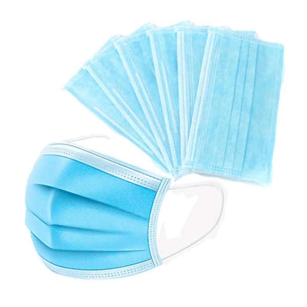 Three-ply non-woven and melt blown fabric disposable facemask plus shipping to... from ASI 37218 Athena Promo (tm)