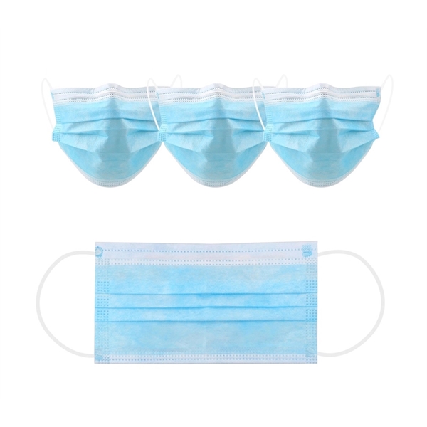 Three-ply non-woven and melt blown fabric disposable facemask plus shipping to... from ASI 37218 Athena Promo (tm)