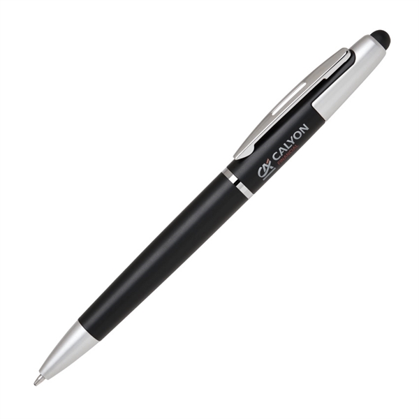 Dual function design pen with capacitive soft-touch stylus tip. Features cool... from ASI 68190 Lungsal / Lungsal