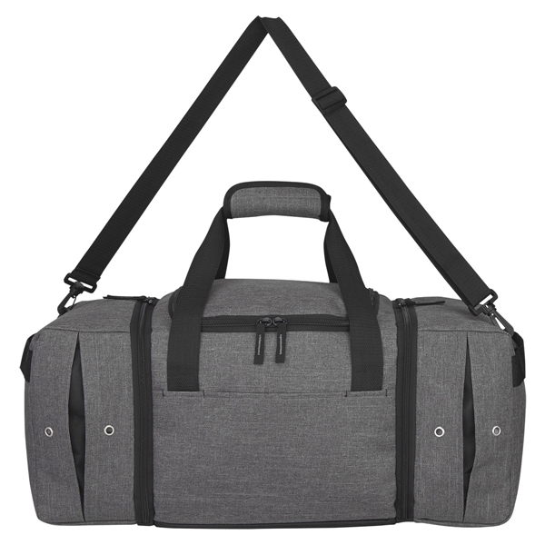 Duffel bag made of polycanvas with side handles, shoulder strap, multiple... from ASI 61125 Hit Promotional Products / Hit®