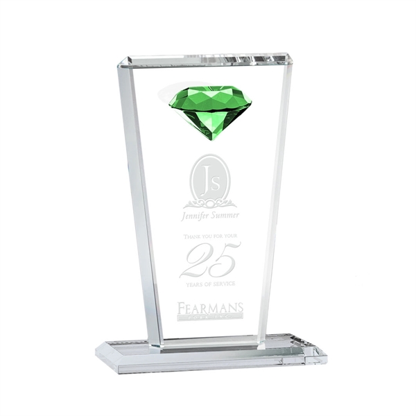 This tapered Crystal Award features a sparkling faceted gemstone to give... from ASI 84592 St Regis Group / St Regis