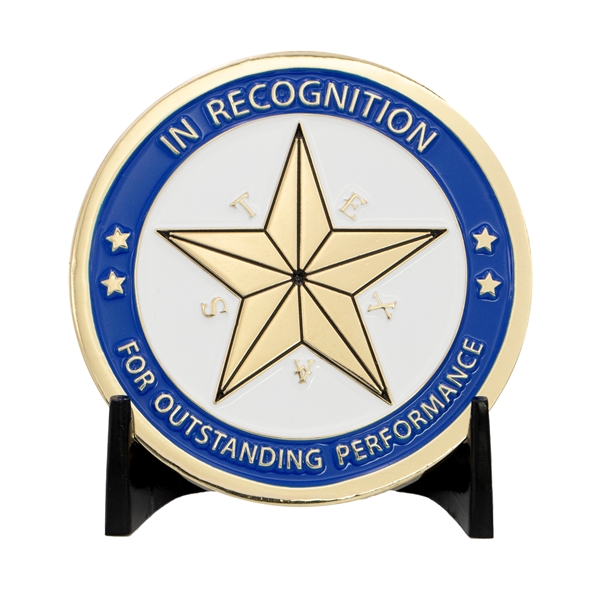 Die cast brass holder for coins up to 2".... from ASI 52263 EMT / EMT