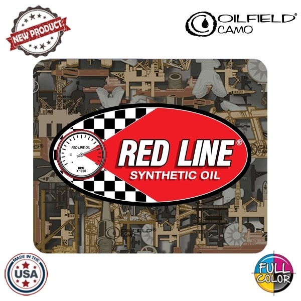 Oilfield Camo Full Color Dye Sublimated Premium Rubber 7.25" H x... from ASI 63009 J I T Manufacturing Inc / Just in Time JIT Promo