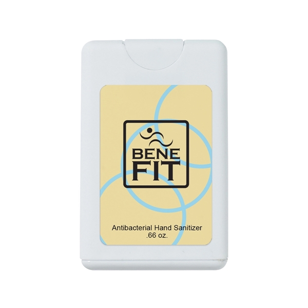 0.66 oz. Card Shape Hand Sanitizer.  Lightly Scented.... from ASI 61125 Hit Promotional Products / Hit®
