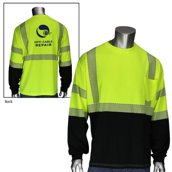 Class 3 Long Sleeve Black Bottom Front T-Shirt... from ASI 89320 Starline USA Inc