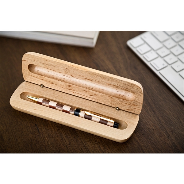 Features the pen box and ballpoint pen. Made from quality coated... from ASI 68190 Lungsal / Lungsal