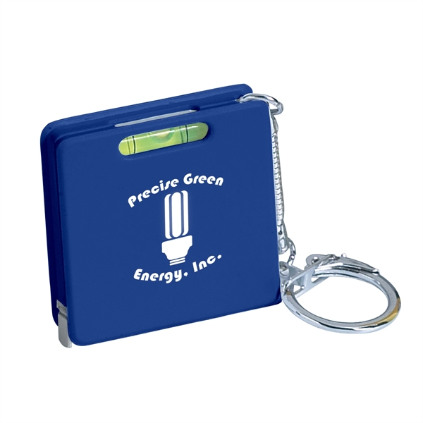 Square level tape measure key tag.... from ASI 61125 Hit Promotional Products / Hit®