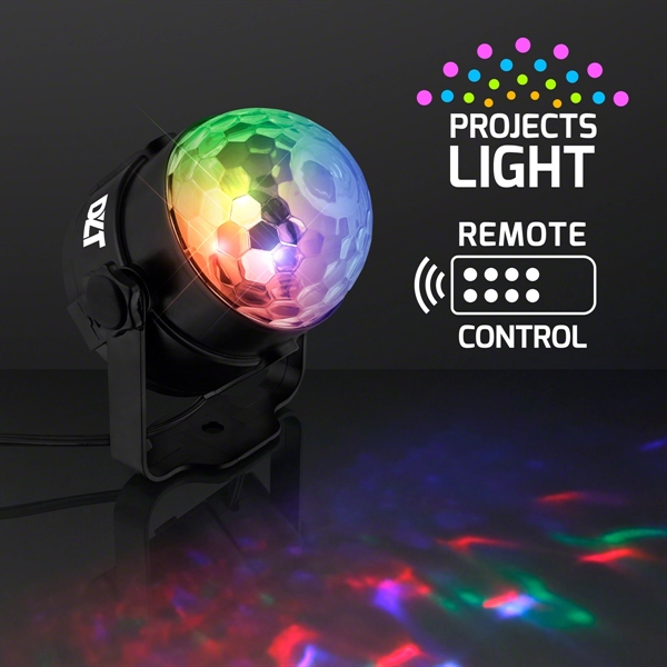 Instant Party Light Projector, 5" LED Disco Lamp with Remote; Blank... from ASI 34194 ALightPromos
