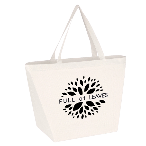 Non-Woven Budget Shopper Tote Bag.  Made of 80 Gram Non-Woven,... from ASI 61125 Hit Promotional Products / Hit®