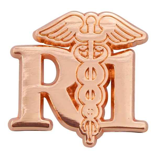 Die cast alloy lapel pins in assorted shapes and sizes with... from ASI 52263 EMT / EMT
