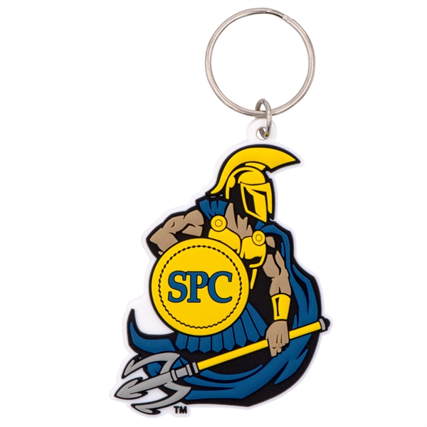 Custom soft PVC keychains in 1.5", 2" or 2.5" sizes with... from ASI 52263 EMT / EMT EMT EASY