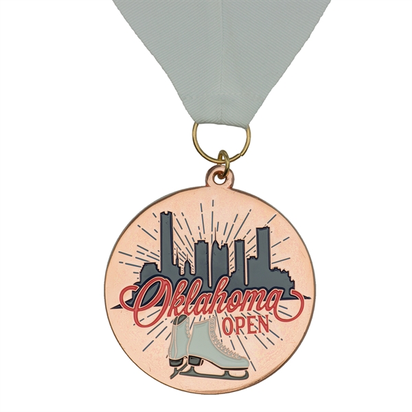 Die cast zinc alloy medals and medallions with 2D imprint and... from ASI 52263 EMT / EMT