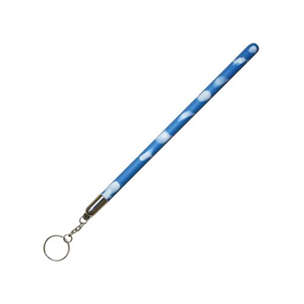 Exclusive Key Chain with bendable stress reliever stick.... from ASI 79840 The Proinnovative Line / Proinnovative Line