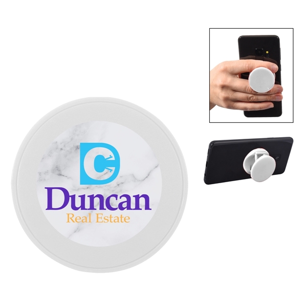 Collapsible phone grip and stand for taking calls, making video calls,... from ASI 61125 Hit Promotional Products / Hit®