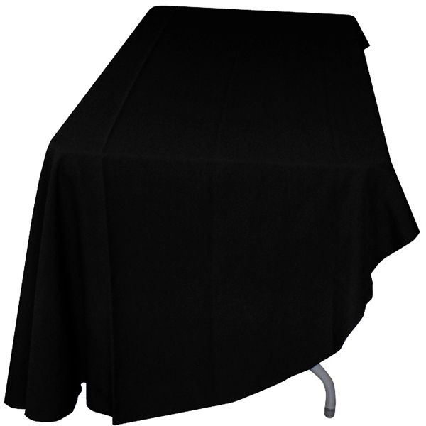 125 x 65" polyester flat 3-sided table cover fits any 6'... from ASI 61966 HPG / Beacon Promotions