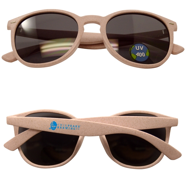 Nirvana Bamboo Sunglasses With Imprinted Temple... from ASI 80060 VisionUSA