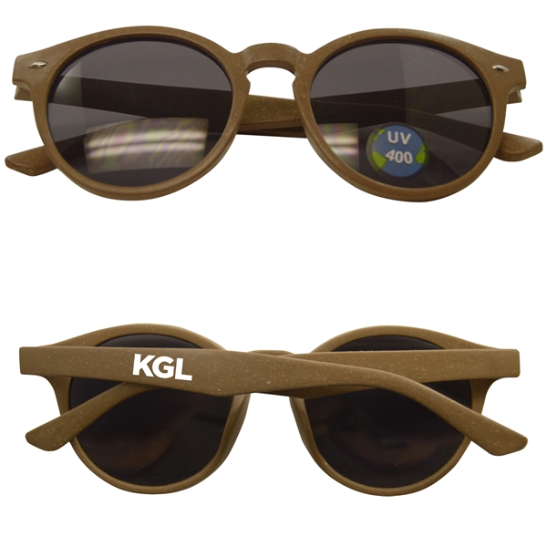 Nirvana Bamboo Sunglasses With Imprinted Temple... from ASI 80060 VisionUSA