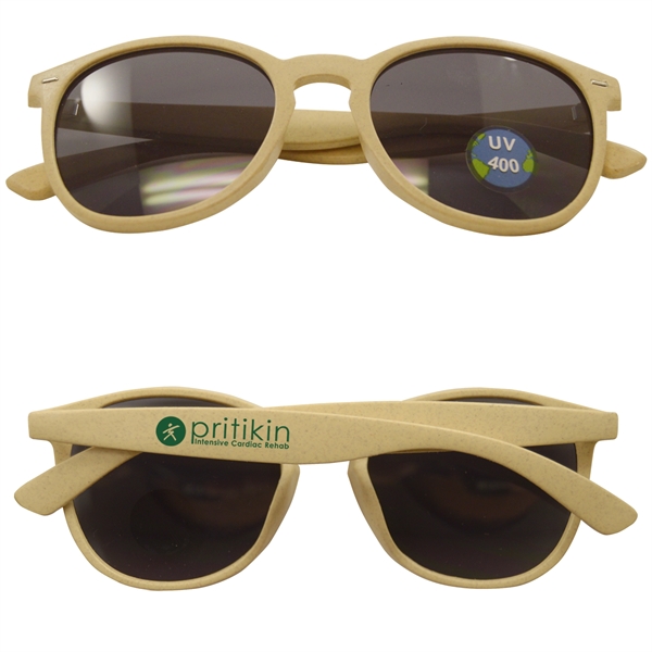 Nirvana Bamboo Sunglasses With Imprinted Temple... from ASI 80060 VisionUSA