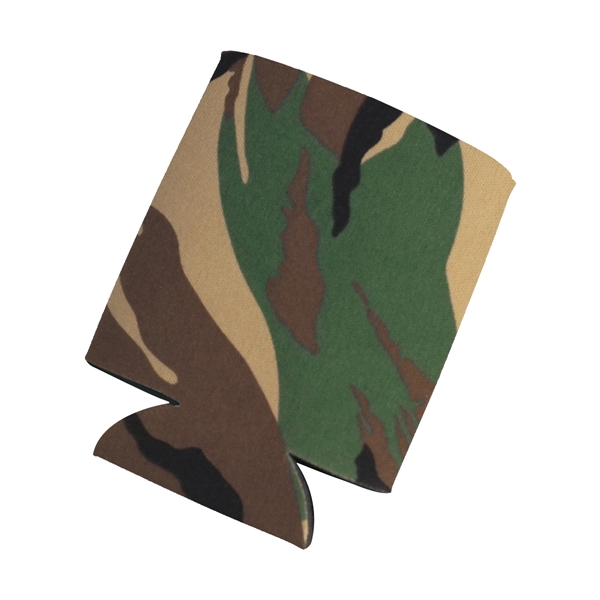 Beverage holder made of laminated open cell foam, folds flat.... from ASI 61125 Hit Promotional Products