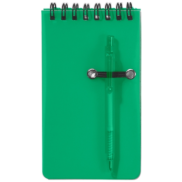 Spiral jotter, 50 page lined notebook and pen.... from ASI 61125 Hit Promotional Products / Hit®