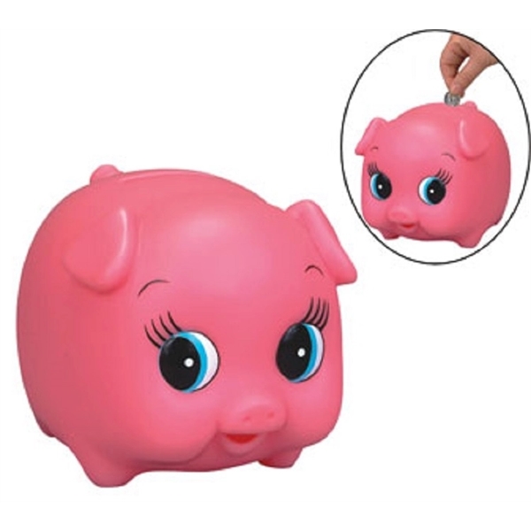 Piggy Banks with Bottom  removable disk and top slot to... from ASI 31977 Adline Industries Inc