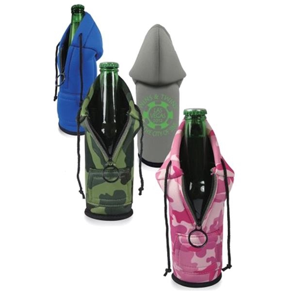 Collapsible Beverage Insulator fits most bottles.... from ASI 61966 HPG / Best Promotions Cooler Graphics