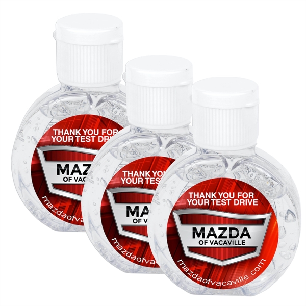 Nine-piece sanitizer kit with assorted bottles of sanitizer with bottle leashes... from ASI 62660 Innovation Line