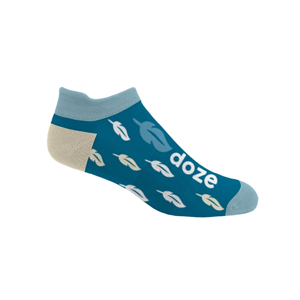 Pantone matched ankle socks with compression arch, blister tab, and terrycloth... from ASI 45657 Pop! Promos