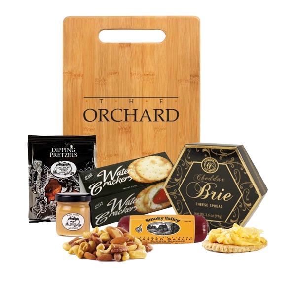 Wood cutting board with Cheese and Crackers... from ASI 89971 Stuff A Mug