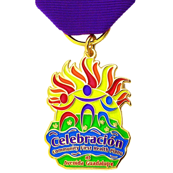 Die struck iron medals in assorted shapes, sizes and finishes with... from ASI 52263 EMT / EMT