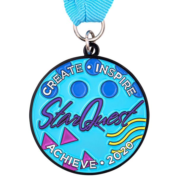 Die struck iron medals in assorted shapes, sizes and finishes with... from ASI 52263 EMT / EMT