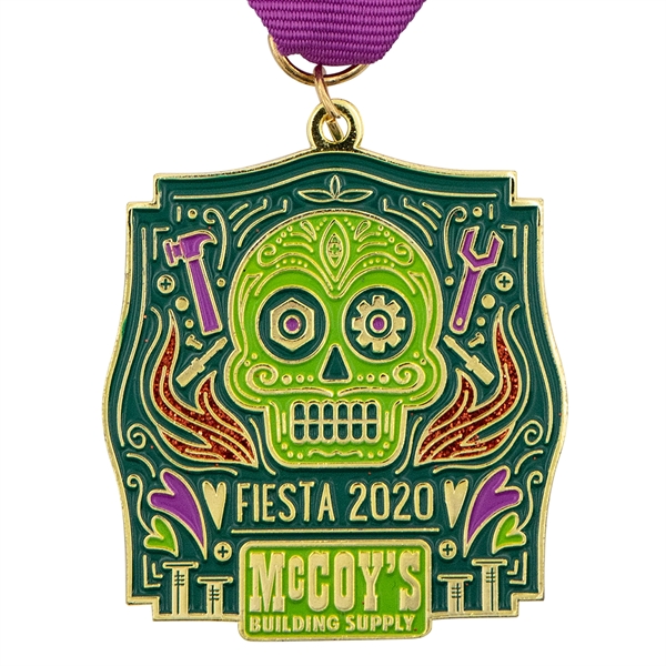 Die struck iron medals in assorted shapes, sizes and finishes with... from ASI 52263 EMT / EMT