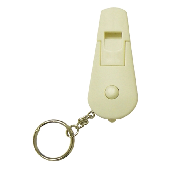Mini LED key light and whistle on key chain.... from ASI 79840 The Proinnovative Line / Proinnovative Line