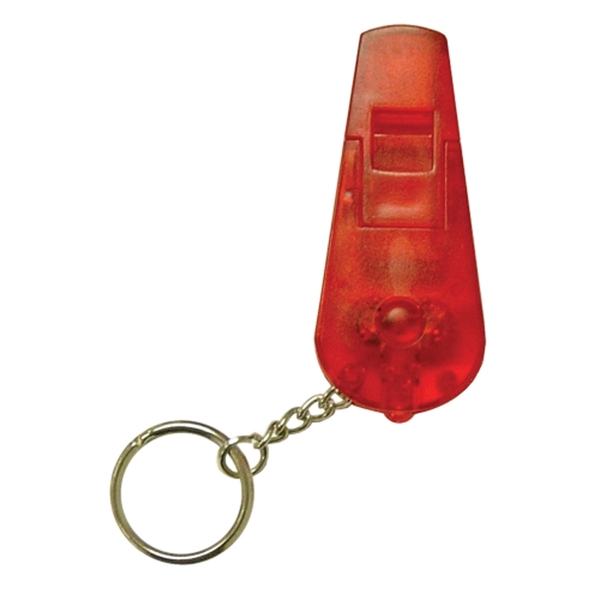 Mini LED key light and whistle on key chain.... from ASI 79840 The Proinnovative Line / Proinnovative Line
