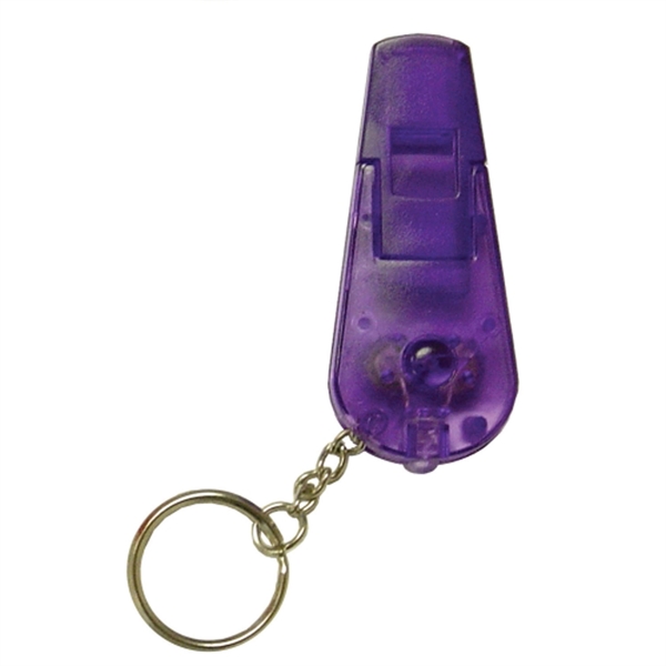 Mini LED key light and whistle on key chain.... from ASI 79840 The Proinnovative Line / Proinnovative Line