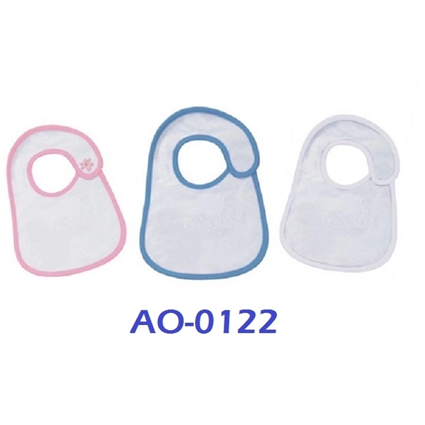 Small Baby Bibs terry cotton with colored piping.... from ASI 31977 Adline Industries Inc