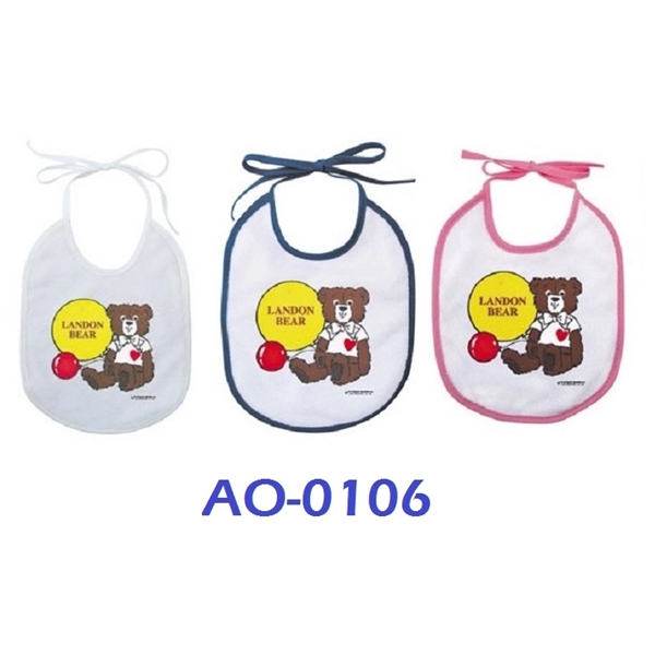 Small Baby Bibs terry cotton with colored piping.... from ASI 31977 Adline Industries Inc