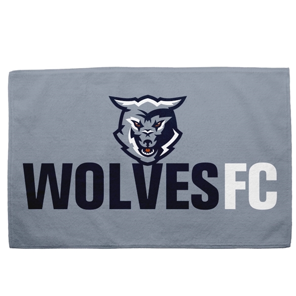 Golf towels, 360gsm poly velour material, custom full color sublimation design,... from ASI 67557 LimeLight Ent