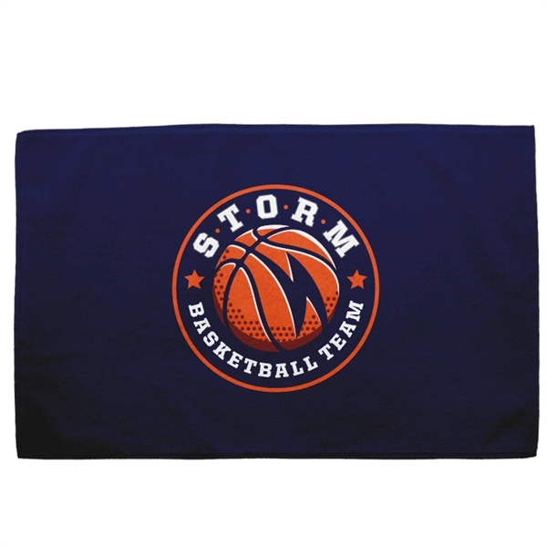 Golf towels, 360gsm poly velour material, custom full color sublimation design,... from ASI 67557 LimeLight Ent