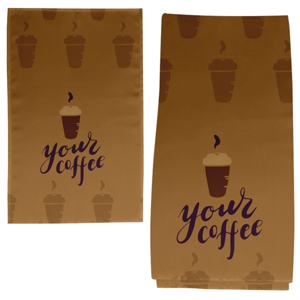 Kitchen towels, 280GSM Spun Polyester material, custom full color sublimation design,... from ASI 67557 LimeLight Ent