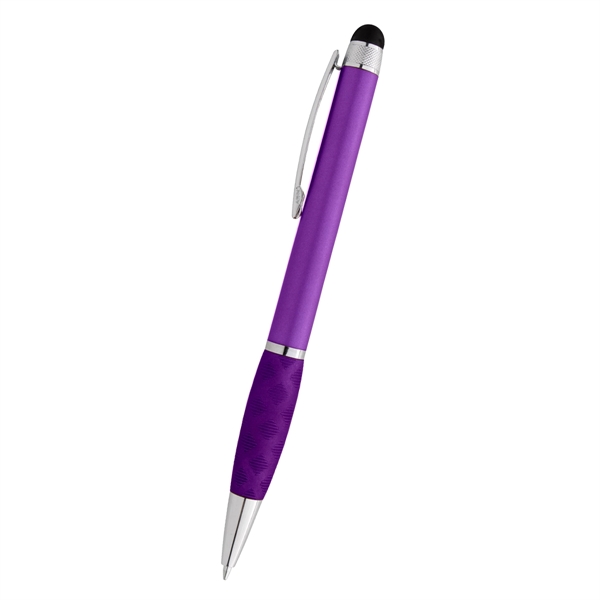 Twist-action ballpoint pen with stylus on one end... from ASI 61125 Hit Promotional Products / Hit®