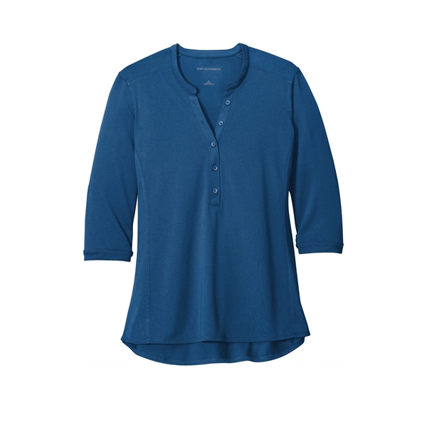 Port Authority Ladies UV Choice Pique Henley... from ASI 84863 SanMar