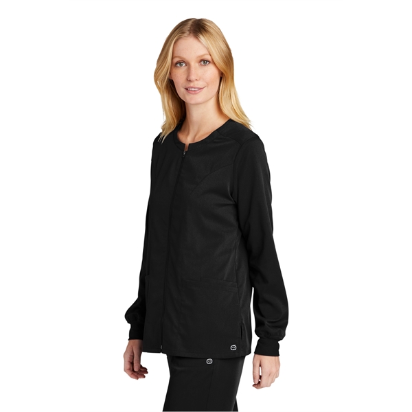 WonderWink Women's Premiere Flex Full-Zip Scrub Jacket... from ASI 84863 SanMar