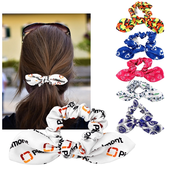 Full Color Bow Scrunchie... from ASI 30208 A P Specialties / AP Specialties