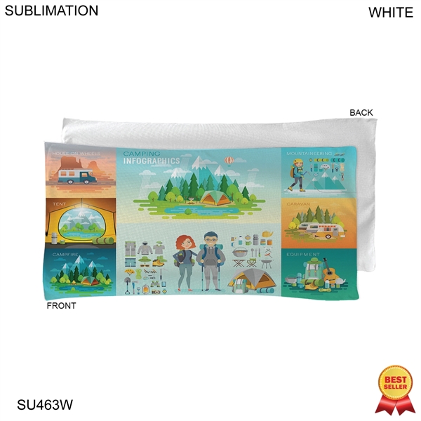 Camping Towel in Absorbent and Compact Microfiber Dri-Lite Terry, 22x44, Sublimated... from ASI 53509 FIEL-Fairdeal Import & Export / FIEL