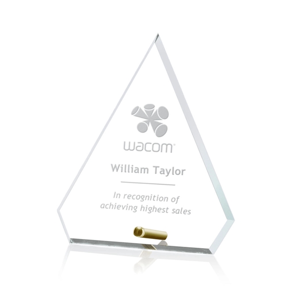 Starfire diamond award with chrome or gold pin... from ASI 84592 St Regis Group / St Regis