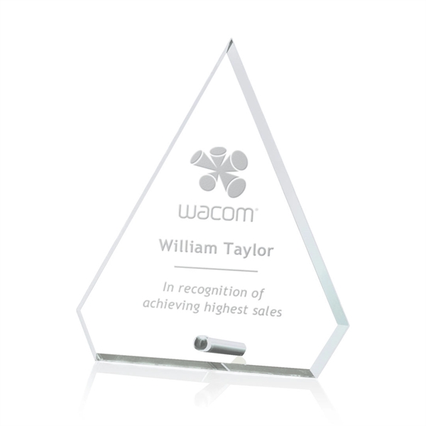 Starfire diamond award with chrome or gold pin... from ASI 84592 St Regis Group / St Regis