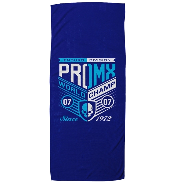 cooling material towel, measures 12"H x 31.50"W, custom full color sublimation... from ASI 67557 LimeLight Ent