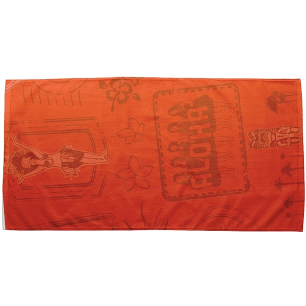 Team Bench Towel, full color printed, 360gsm poly velour material, Measures:... from ASI 67557 LimeLight Ent