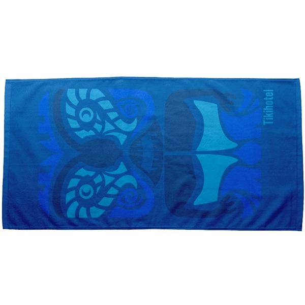 Team Bench Towel, full color printed, 360gsm poly velour material, Measures:... from ASI 67557 LimeLight Ent